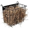 Guinea Pig Hay Feeder，Rabbit Hay Feeder with Heavy-Duty Metal Frame Hay Holder，for Bunny, Guinea Pigs,Chinchillas-6.9×4.7×6.6 inch