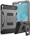 SKYLMW iPad Pro 10.5 Case, iPad Pro 10.5 Inch 2017 Case [Heavy Duty] Three Layer Hybrid Shockproof Full-Body Protective Case Cover With Kickstand for Apple iPad Pro 10.5 Inch 2017 Model,Grey Black