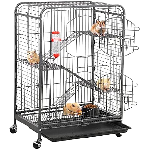 Yaheetech 4-Tier Rolling Small Animal Cage Cover