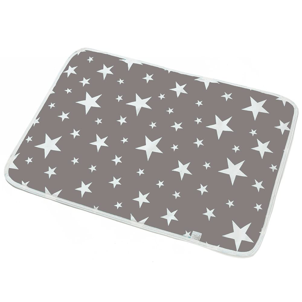 Anttyscar Reusable Dog Training Pads, 2 Pack Washable Puppy Pads, Super Absorbent Waterproof Dog Mat Pee Pads for Dogs, Fast Drying Training Pads for Home, Car, Travel - 60 x 75 cm Grey