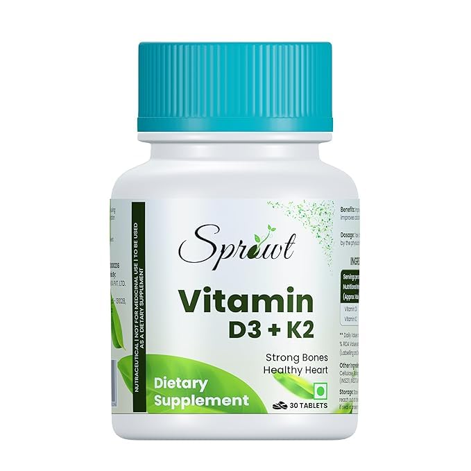 Sprowt Vitamin D3 600 IU + K2 as MK7 Supplement | Supports Stronger Immunity & Bone & Heart Health | Healthy Heart For Men And Women (B0DCJRVD6W) Amazon Price History, Amazon Price Tracker