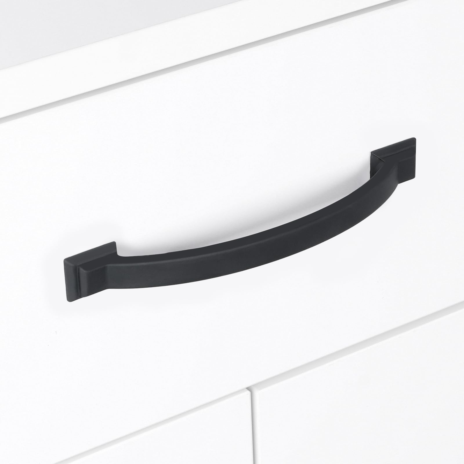 10 Pack 3 Inch Cabinet Pulls Matte Black Kitchen Cabinet Handles Zinc Alloy Drawer Pulls Solid Cabinet Hardware — Amazon image 4