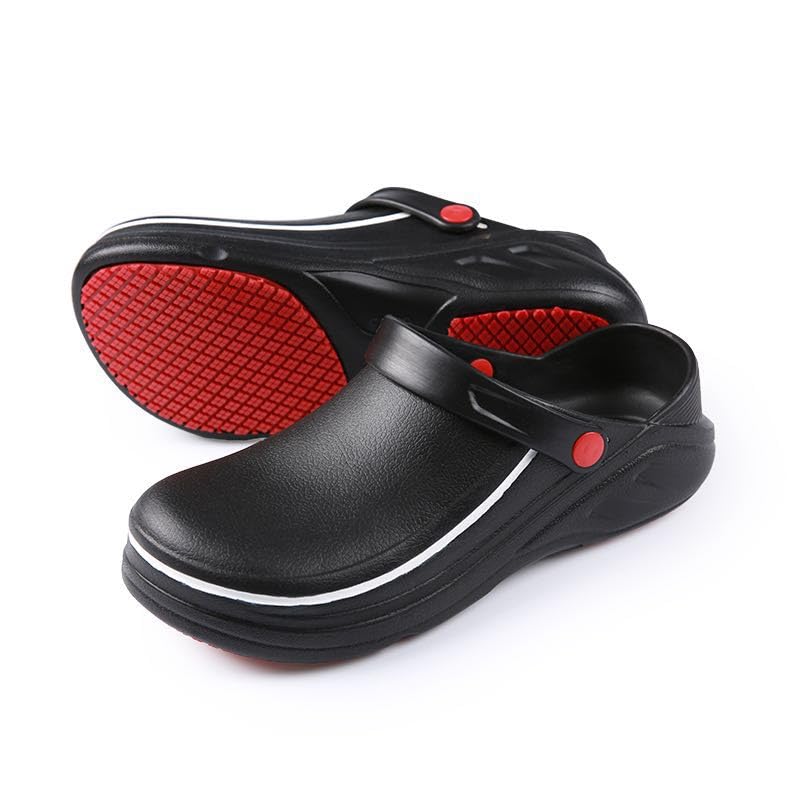 Chaussures Cuisine pour Chefs Cuisiniers Chaussures Sabots Imperméables I'huile Antidérapantes Chaussures Travail Légères et Amortissantes pour Hommes et Femmes