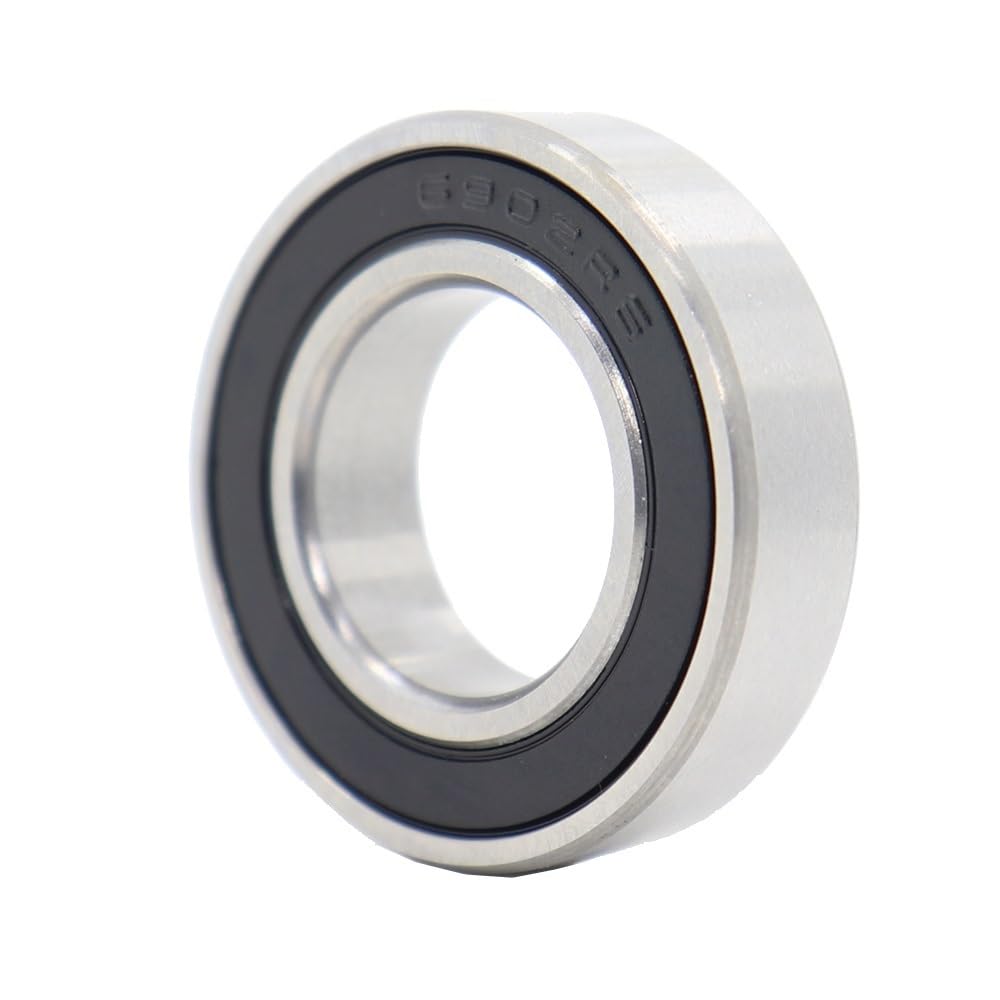 DUKUTS 6902-2RS Hybrid Ceramic Bearing 15 * 28 * 7 mm ABEC-5 1PC Bicycle Bottom Brackets Spares 6902 RS 2RS Si3N4 Ball Bearings 6902-2RS