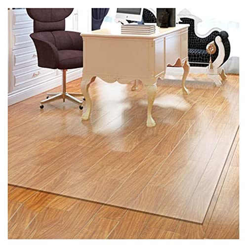 Tapis de chaise de bureau imperméable 120 cm pour sol en bois dur