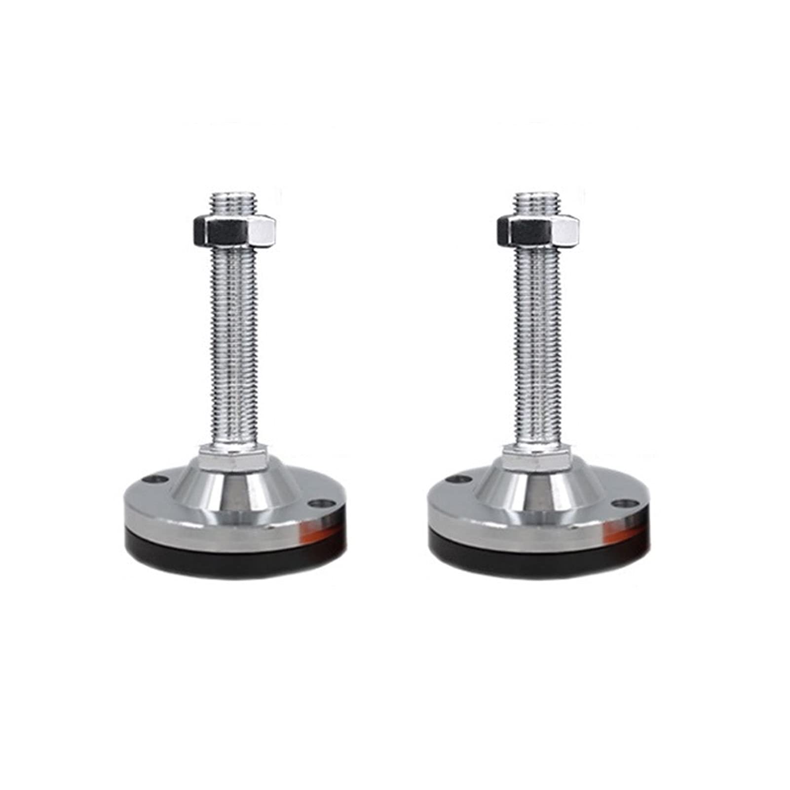 Niveladores de muebles ajustables, 2 piezas de M24, nivel de muebles roscados M30 Instalación de pies niveladores for máquinas de servicio pesado, pies niveladores ajustables(100*m30*200mm)