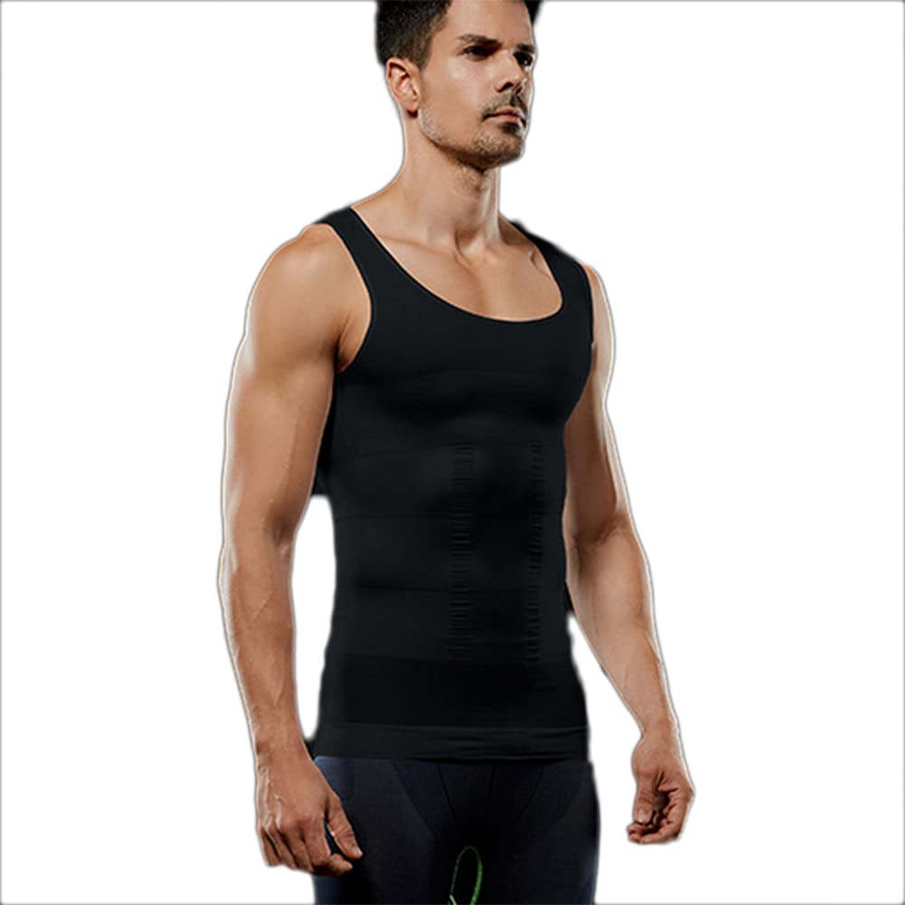 Camiseta Moldeadora Reductora de Efecto Adelgazante para Hombre Compresión Chaleco Invisible Adelgazantes Abdomen Ropa Interior