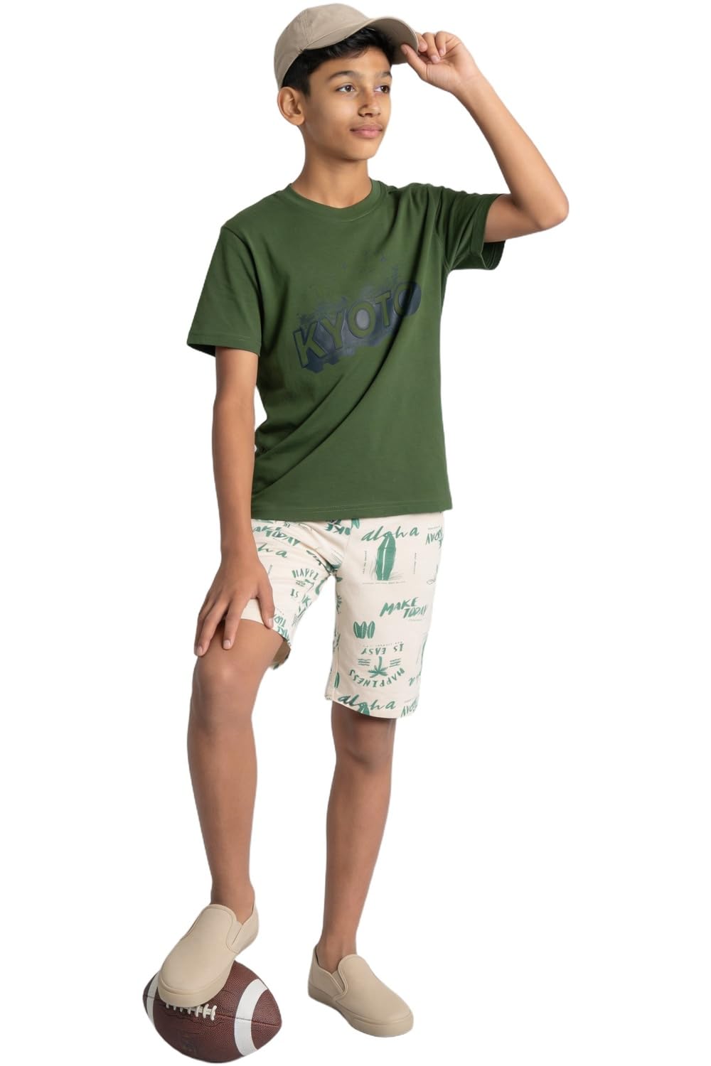 Pantaloons Junior Kids 100% Cotton T-Shirt | Regular Fit | Round Neck | Half Sleeve-image-38