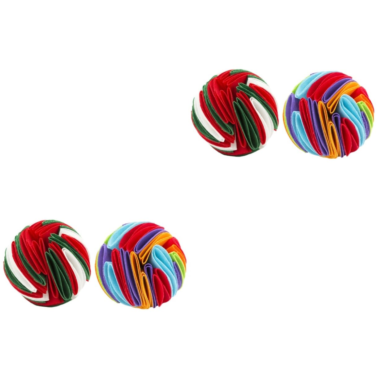 BESPORTBLE 4piezas Bolas De Olores para Perros Juguete Interactivo para Entrenamiento De Olfato Estimula La Curiosidad y Reduce El Estrés para Perros y Cachorros
