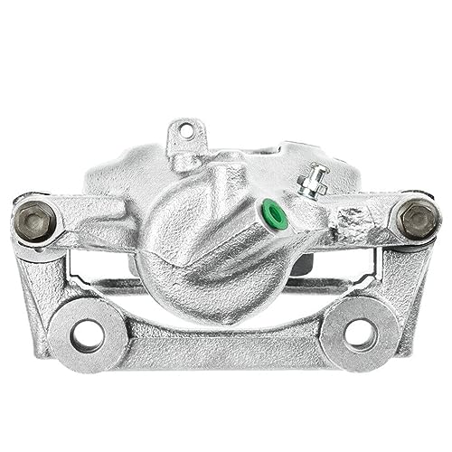 Image of Detroit Axle - Rear Right Brake Caliper w /Bracket Replacement for Dodge Freightliner Mercedes-Benz Sprinter 2500