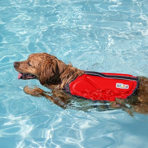 Outward Hound Colete salva-vidas Dawson Swim vermelho, grande