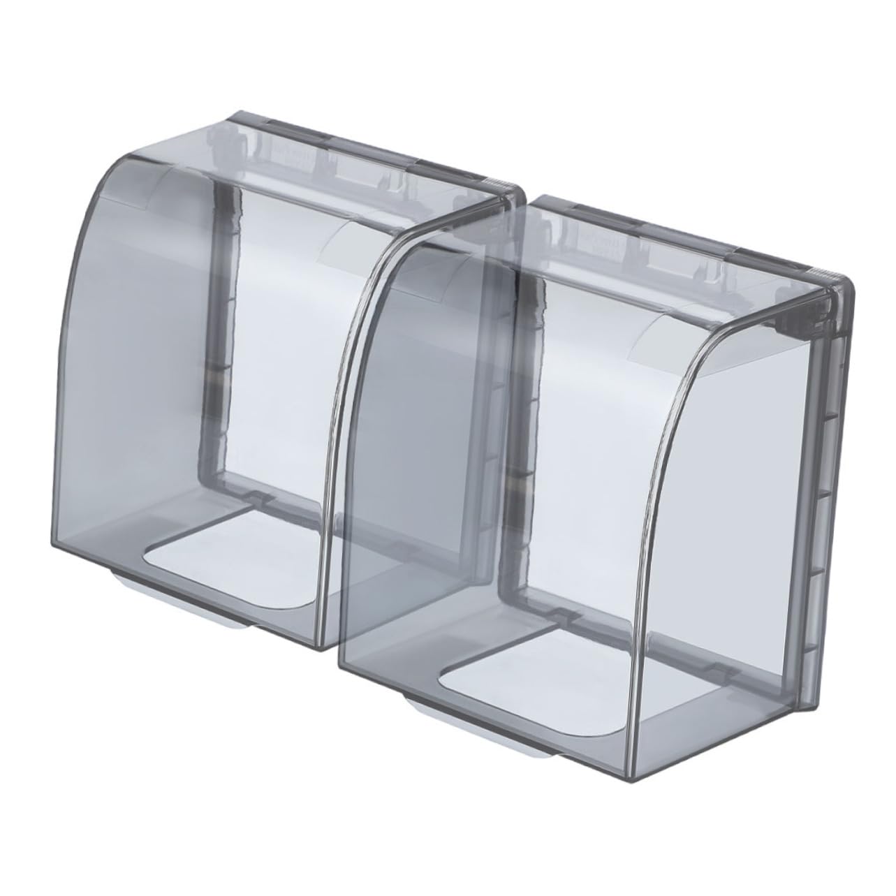 Tofficu 4 Set Copripresa Adesivo Per Esterni E Interni Protezione Elettrica Per Bagno Cucina E Ufficio Design Compatto E Resistente Spruzzi 2 Pezzi*4