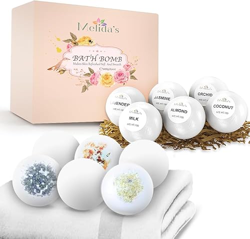 Miniatura 8 de Bombas de baño para mujer, regalo orgánico de primera calidad, paquete de 6 bombas de baño veganas, bombas de baño naturales, lujosas, sin
