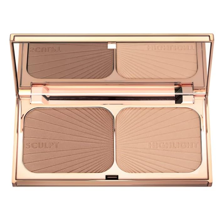 Charlotte Tilbury ORIGINAL | Filmstar Bronze & Glow - Polvos Bronceadores | 22.5 gramos | by BELLA (LIGHT-MEDIUM, 22.5 g (Paquete de 1))