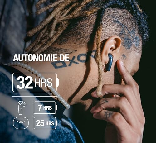 Fresh 'n Rebel Twins Blaze écouteurs Bluetooth sans fil avec micro ENC