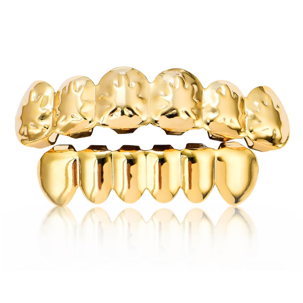 SSyang Hip-hop Teeth, Maple Leaf Teeth Grills, Hip Hop Teeths Grills, Gold Plated Tooth