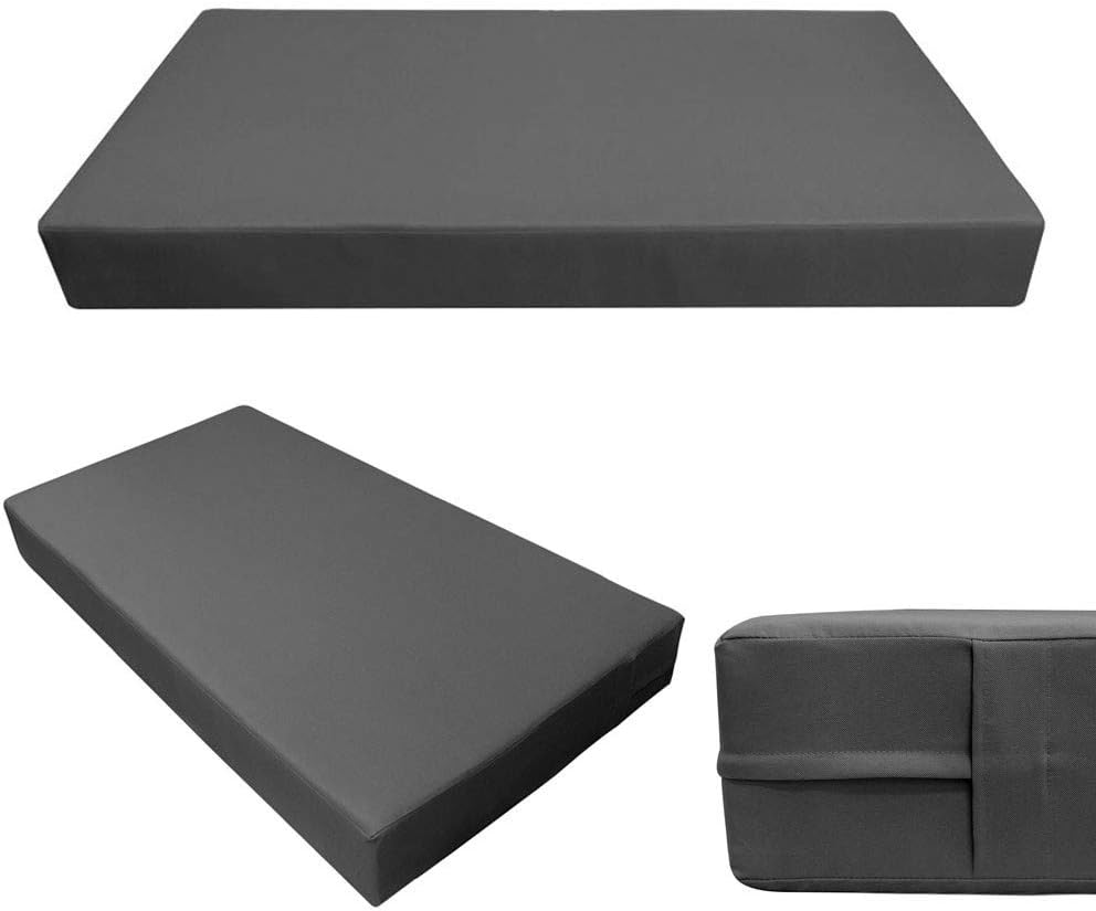 Prolinemax Style2 Twin Size 5PC Knife Edge Outdoor Daybed Mattress Cushion Bolster Pillow Complete Set AD003