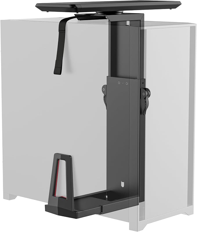 Soporte Mount-It! para CPU ajustable bajo escritorio 33 lbs miniatura 3