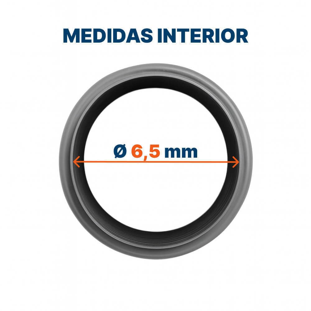 Tubo Poliamida Ø7,5 mm – Rollo de 50 Metros – Protección Para Cableado – Instalación Segura – Apto Para Interior y Exterior – Color Gris Oscuro