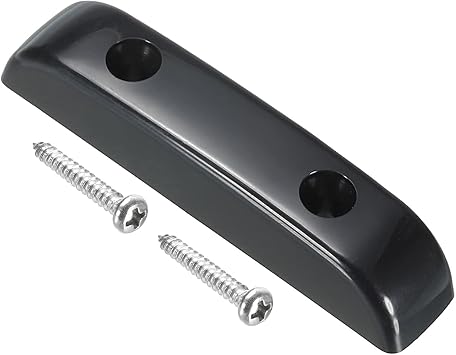 MECCANIXITY Plastic Bass Thumb Rest Finger Rest Black for Bridge Guitar with Screws