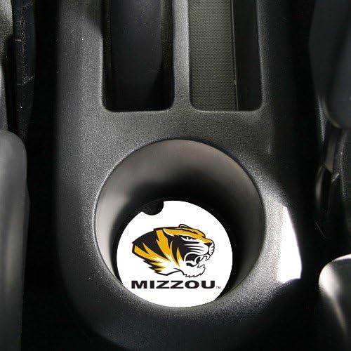 NCAA Missouri Tigers Absorbent Car Coaster - Pack Of 2
