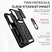 for Samsung Galaxy A25 5G Case with Slide Camera Cover HD Screen Protector [Military Grade 16ft. Drop Tested] Magnetic Ring Holder Kickstand Protective Phone Case for Galaxy A25 5G 2024, Black