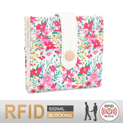 Image of Montana West X Wrangler Womens Small Wallet Bifold Slim Card Wallet RFID Minimalist Cash Organizers with Zipper Coin Pocket