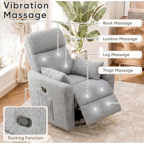 Sillón Relax Plegable Gris miniatura 7