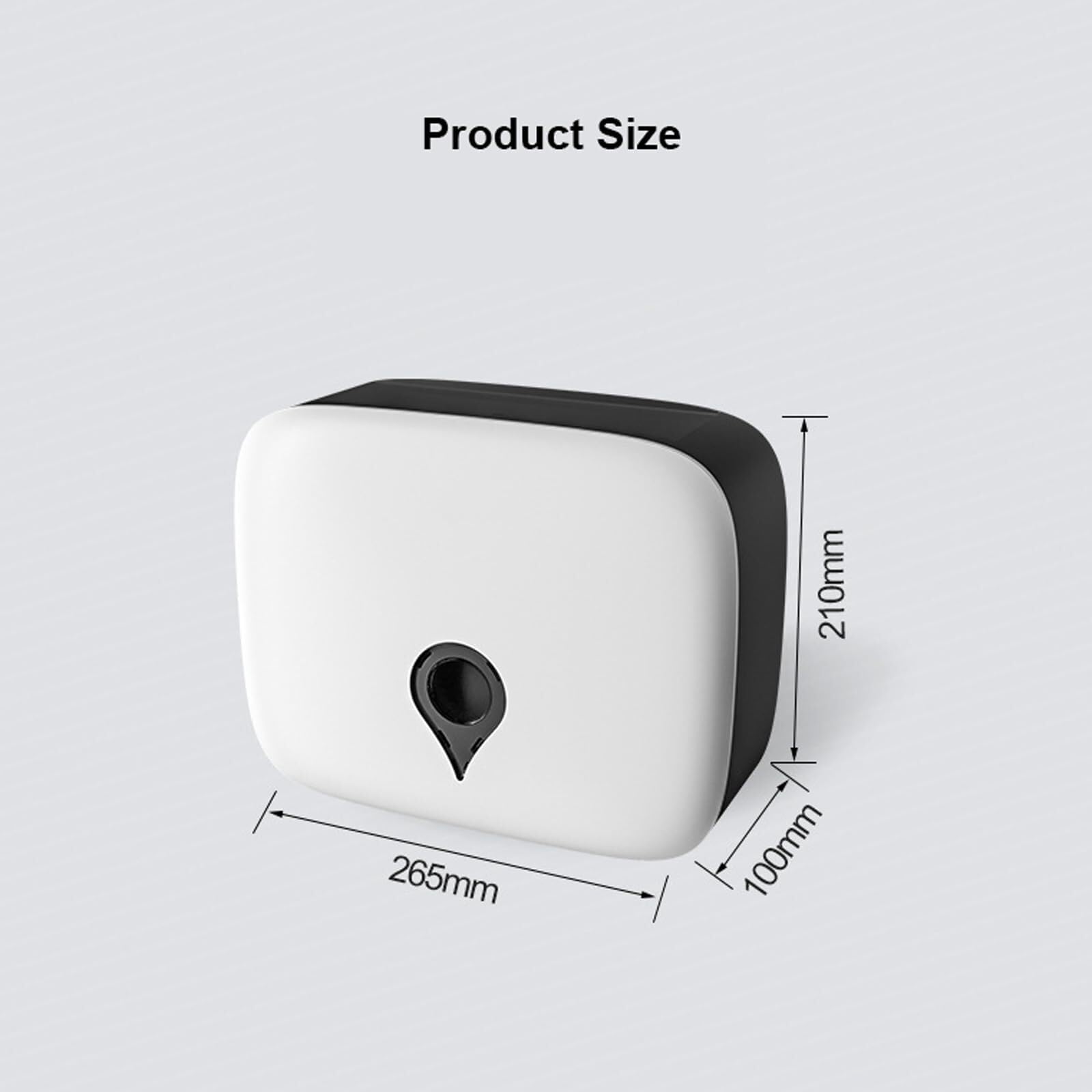 Dispensador de toallas de papel multipliegue, para montaje en pared, con botón, dispensador de toallas de mano, dispensador de papel higiénico impermeable para papel de triple pliegue/plegado en C/Z