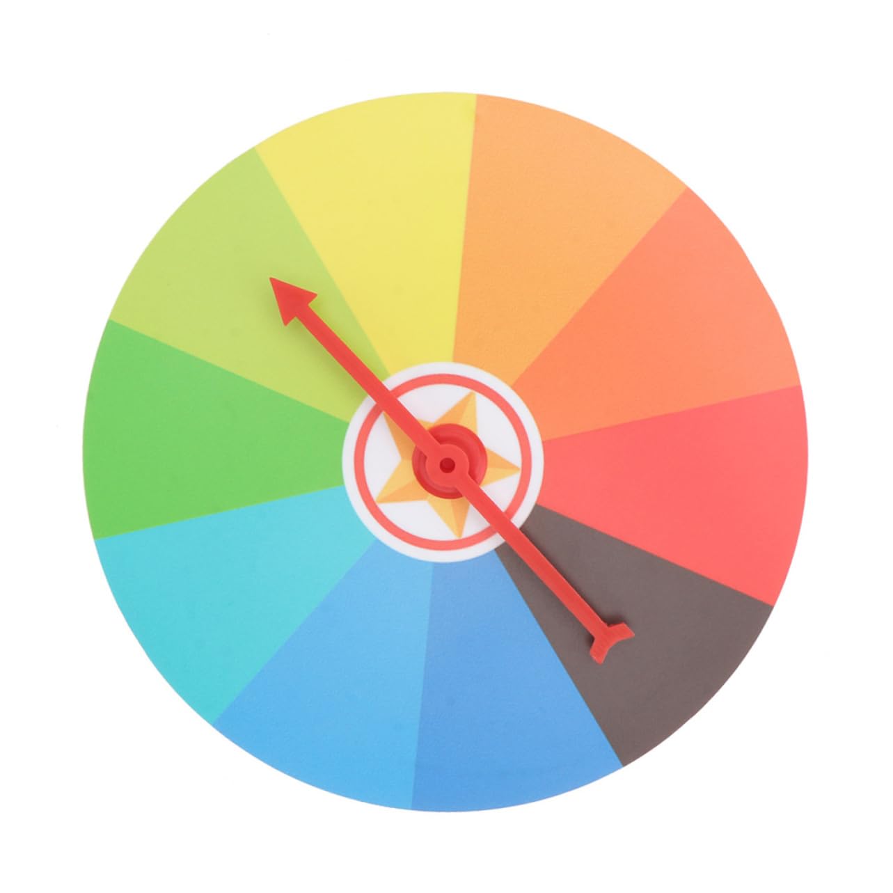 BRIGHTFUFU Prize Wheel Game Props Wall Hanging Turntable for Carnival Party Favors DIY Games Design for Fun Engaging Activities