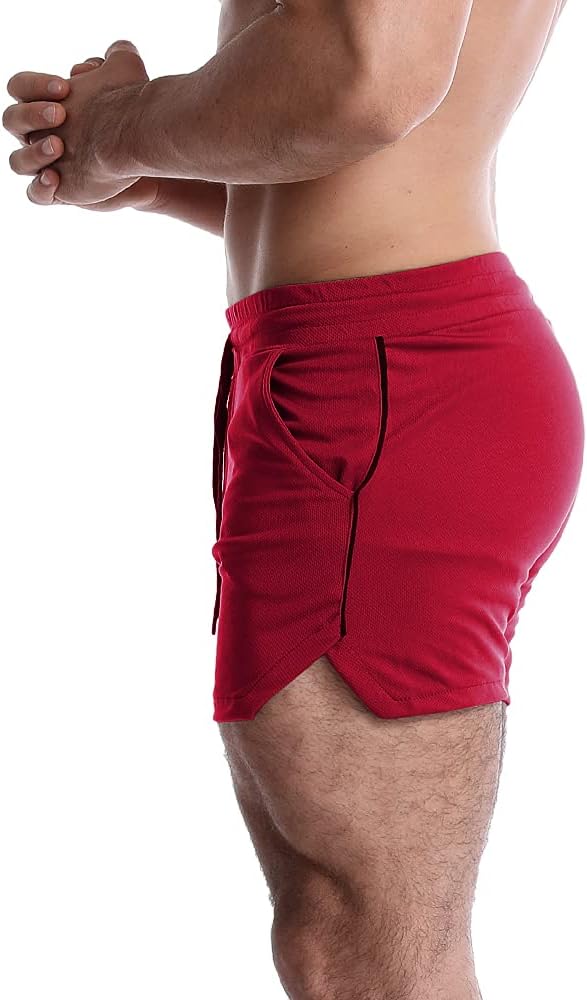 EVERWORTH Men's 5 Inch Inseam Workout Shorts Athletic Gym Shorts Bodybuilding Short Shorts Casual Running Shorts - Image 2