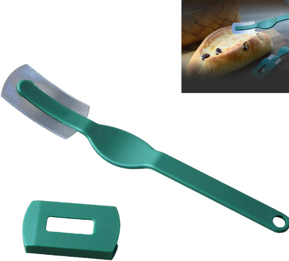 LQMILKBread Cutter, Bread Bakers Cutter Slashing Tool Dough Making Razor, Bread Lame/Dough Scoring Cutter for Slashing Scoring Bread Dough Western Baguette Cutting French Toast Bagel Cutter