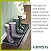 Gardener's Supply Company Large Boot Tray with Drip Grids | Multi-Purpose All Weather Waterproof Indoor & Outdoor Shoes Mat Made with 100% Recycled Plastic | 46-1/2