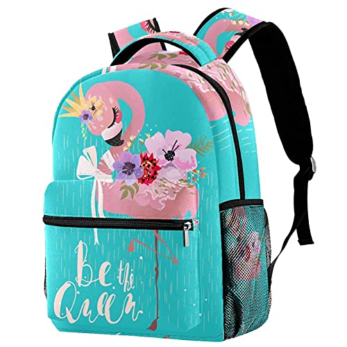 Sac d'école filles et garçons flamant rose contre la fatigue
