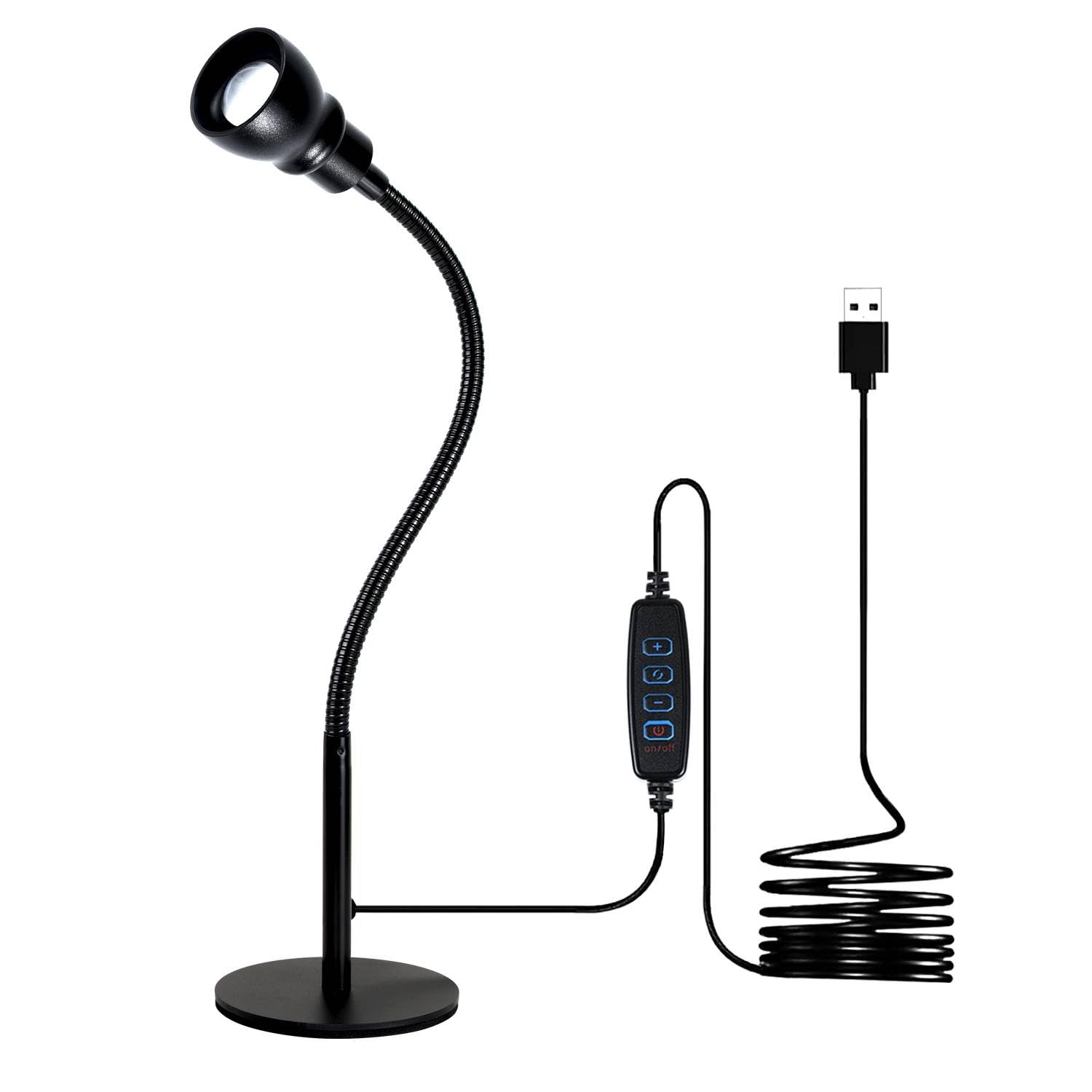 CeSunlight Zoomable Desk Lamp with Flexible Gooseneck