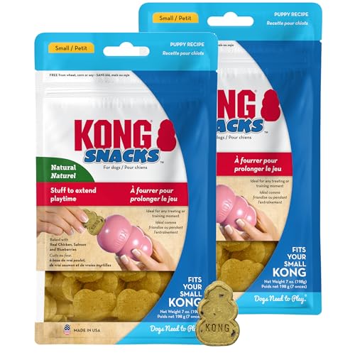 KONG Snacks Dog Treats, All-Natural 2-Pack