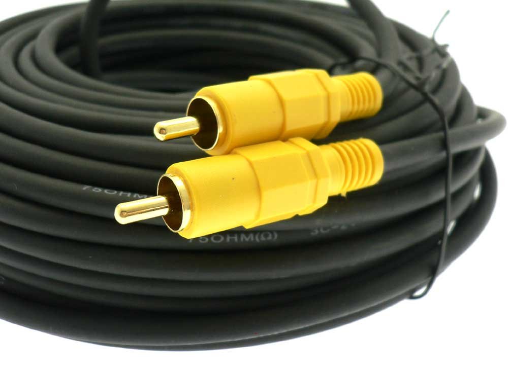 Amazon | LM-VD05 ビデオケーブル 5m RCA（黄）－ RCA （黄色