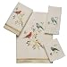 Avanti Linens Gilded Birds  Embroidered 4-Piece Decorative Towel Set Ivory