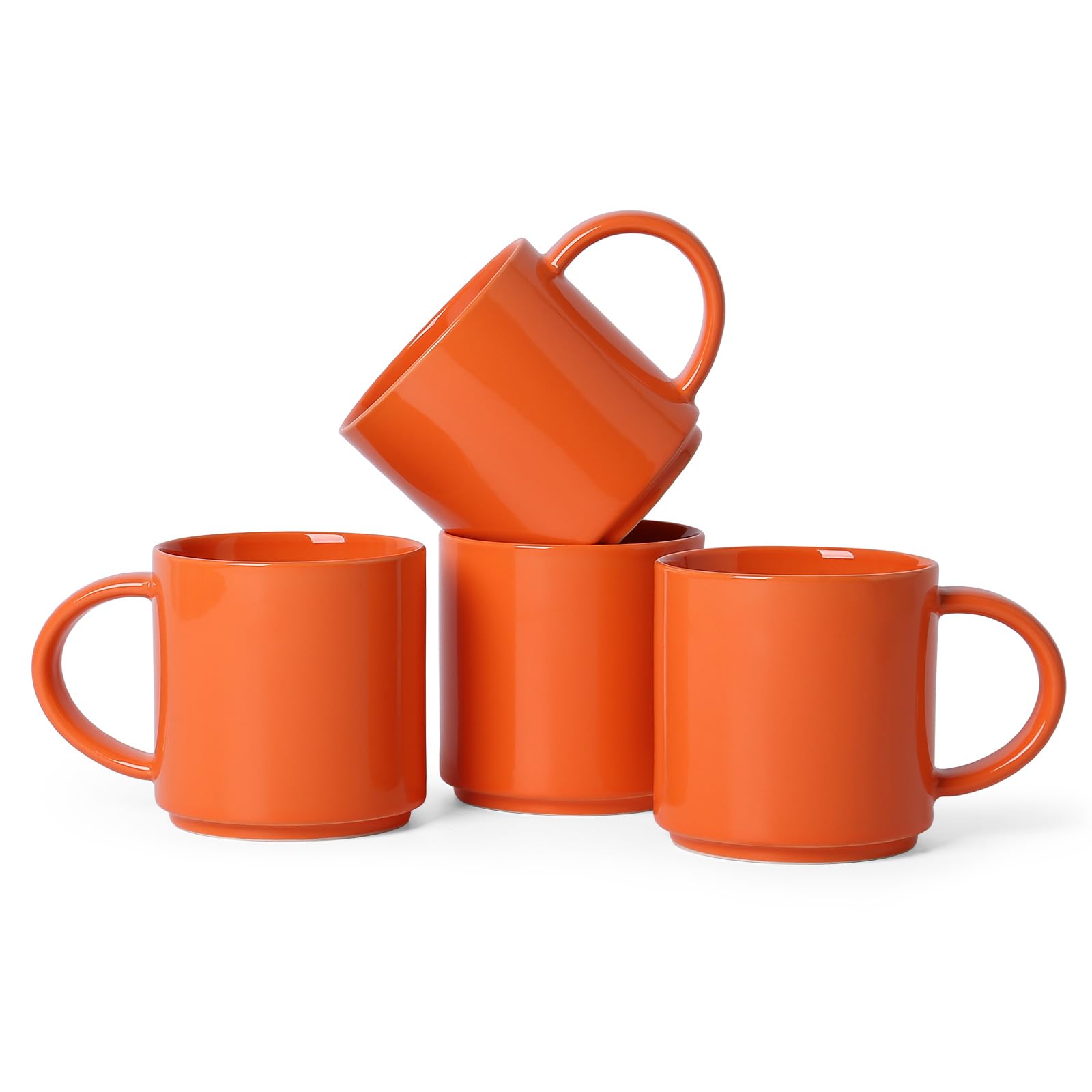 Amazon.com: ALOFMO Coffee Mugs Set of 4, Stoneware Coffee Cups