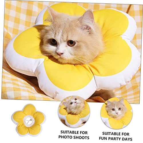 Mipcase Collar Kitten Collar Kitten Collars Collar For Puppy Pet Surgery Collar Small Puppy Collar Dog Collar For Puppies Pet Collar Cat Collar Anti-Scratch Collar Safety Mask Pp Cotton #TOP1