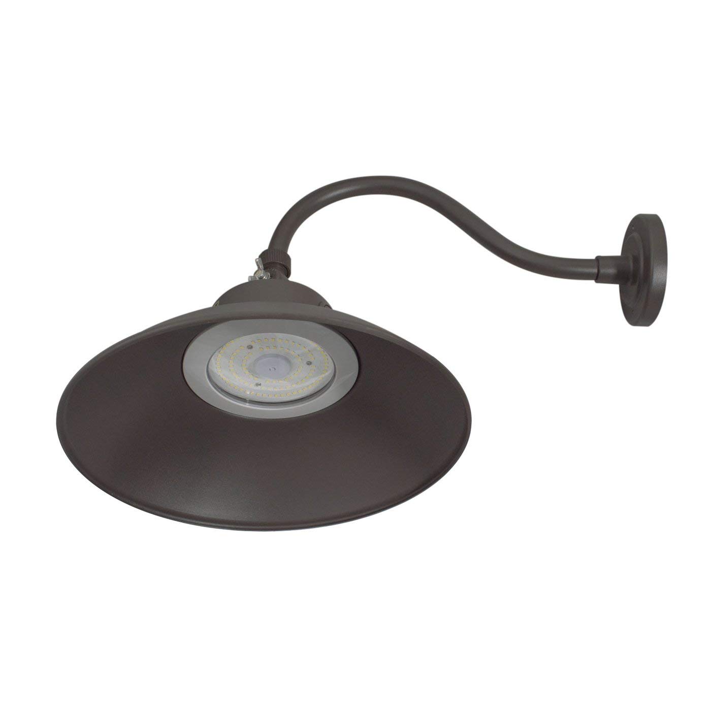 GREENLIGHTDEPOT LED Gooseneck Barn Light - 20W - Swivel Head