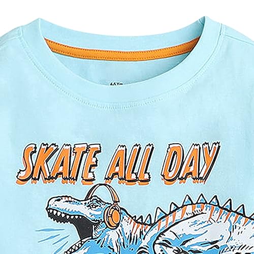Image of Hopscotch Boys Graphic Regular Fit T-Shirt (Pack of 5)