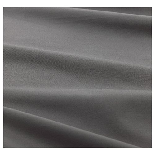 Drap housse 160x200 cm gris ULLVIDE extensible et infroissable - 7