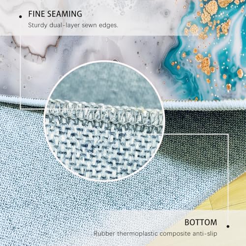 Tapis lavable antidérapant 80x150cm pour sol glissant - 7