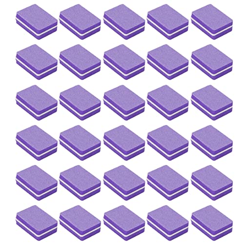 Nail Polishing Block, Nail Polishing Block, Grinding, Polishing, Portable, 30 Care Products Purple