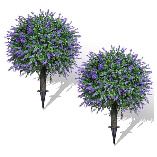 Artificial Lavender Boxwood Topiary Balls