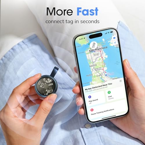 Air Tracker Tags 4 Pack for iOS and Android Bluetooth Smart Compatible with Apple Find My - image 3