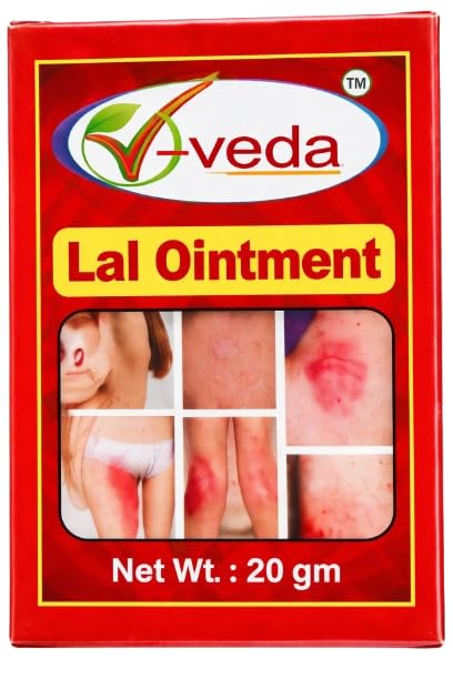 Ayurvedic Lal Ointment| Herbal Skin Relief Ointment for Itching, Fungal Care & Marks (External Use) | 20g, Pack of 2-image-47