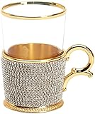 Photo Gallery demmex - bicchieri da tè e caffè, con strass, con supporto, 198,4 g Photo Gallery demmex - bicchieri da tè e caffè, con strass, con supporto, 198,4 g