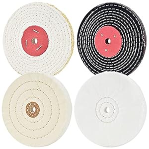 QZATACAEN 150mm Polierscheiben Set, 4 Stücke